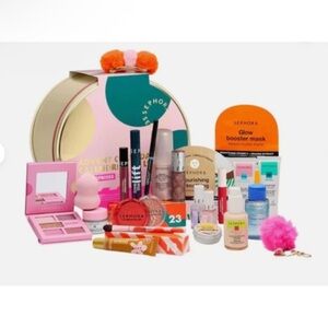 Sephora Advent Calendar with Pink and Gold Accents New